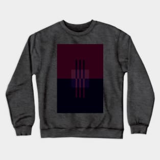 Plum Abstract Minimalist Art Print Crewneck Sweatshirt